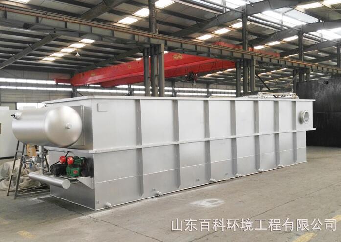 溶氣氣浮機(jī)運(yùn)行現(xiàn)場(chǎng)